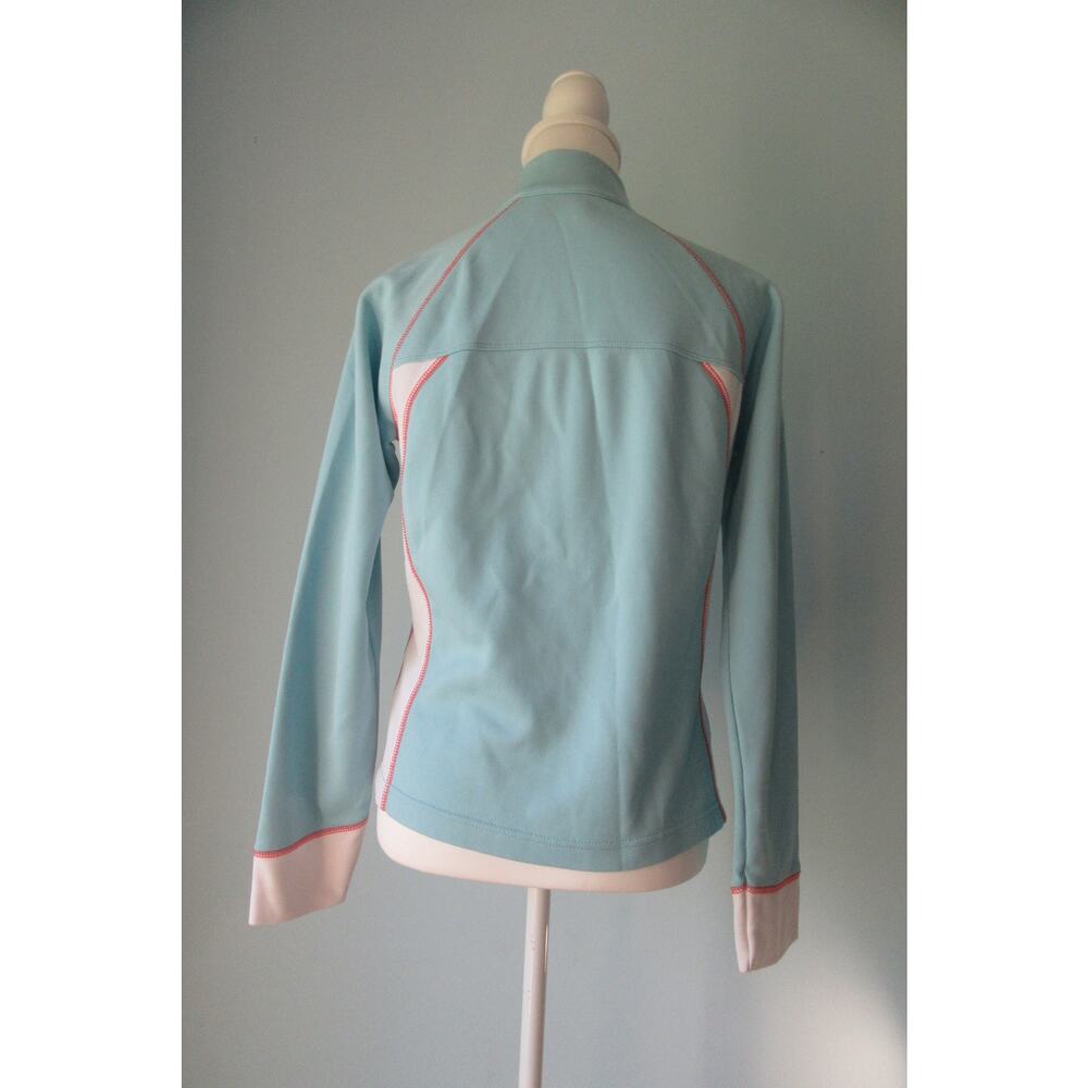 IZOD Movement Women's Full Zip Jacket Blue Tennis Golf Track Long Sleeve Medium - Picture 3 of 8